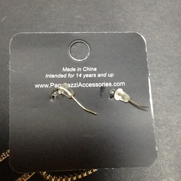 Pink Teardrop Earrings - Picture 3 of 3